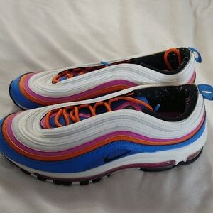 Nike Air Max 97 with Blue and Pink Accents